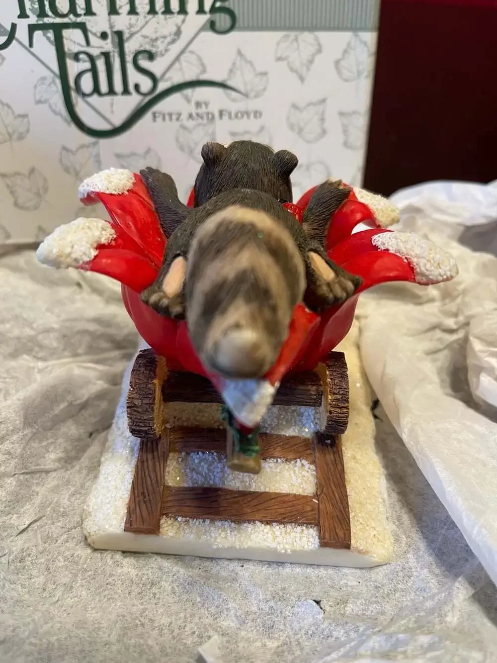Charming Tails by Fitz and Floyd 'Reginald's Choo-Choo Ride' Figurine 87/620